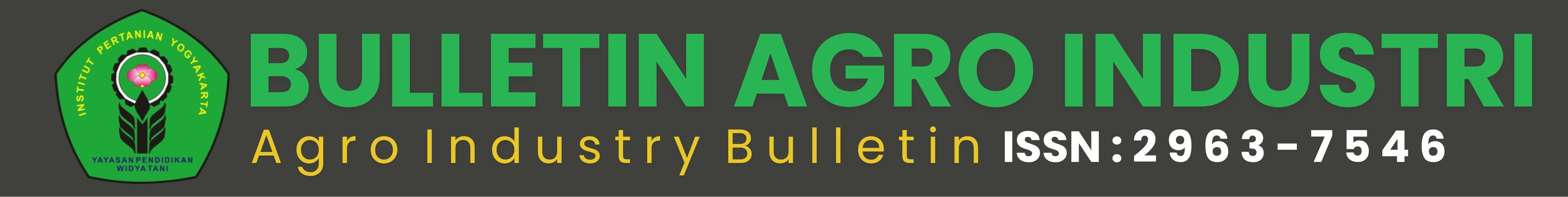 BULLETIN AGRO INDUSTRI